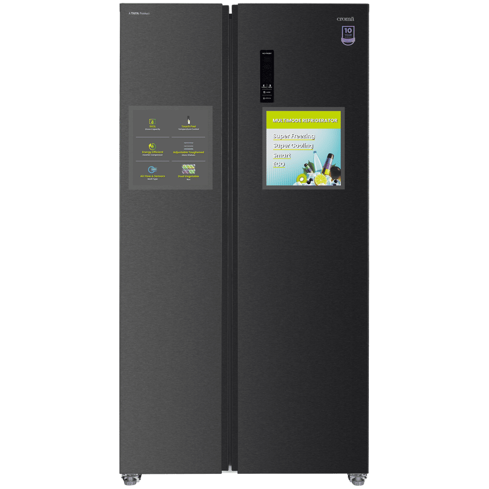 Buy Croma 563 Litres Frost Free Side by Side Refrigerator with Multi
